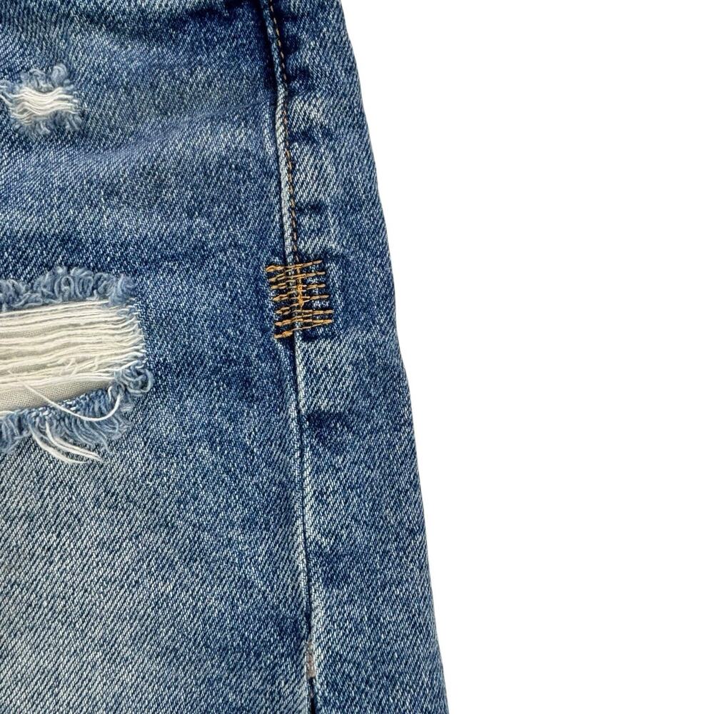 Free People Makai Cut Off Jean Shorts Women's Size 25 Denim Raw Hem Distressed - Picture 3 of 16